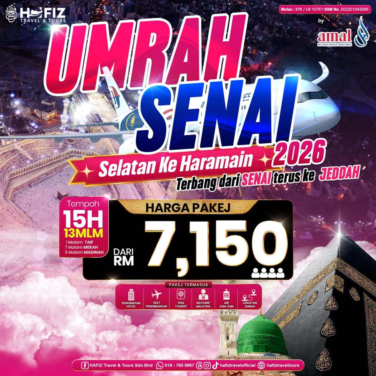 Poster rasmi Umrah Senai